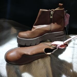 Sam & Libby Brown Ankle Booties